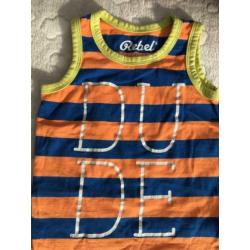Rebel T-shirt mouwloze maat 98