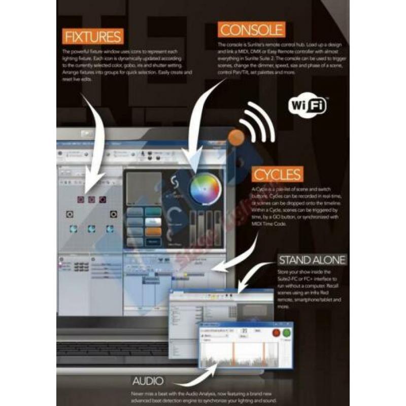Sunlite 2 first class dmx interface lichtsoftware