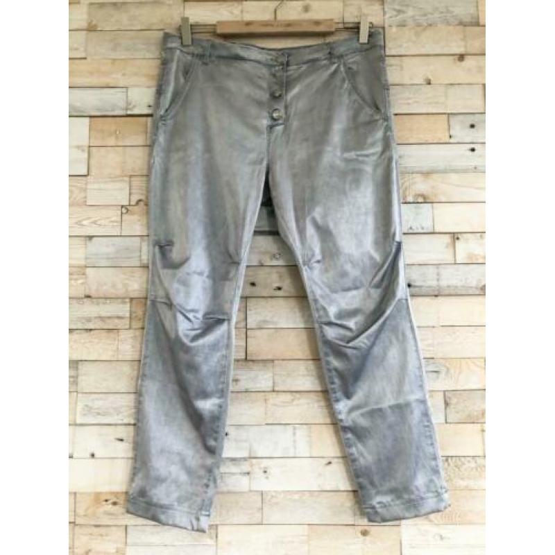 Bianco Jeans blauwe glansbroek, maat 42 - NP 99,95 - wyp