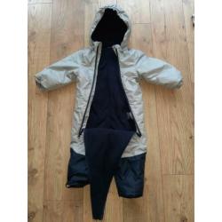 Skipak jongen maat 86/92 | blauw/grijs | gevoerd