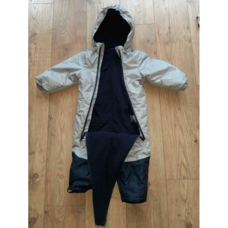 Skipak jongen maat 86/92 | blauw/grijs | gevoerd
