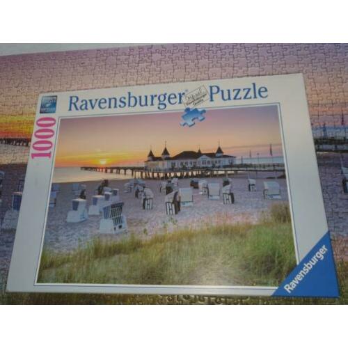 Ravensburger puzzel van 1000 stuks Compleet zie foto's