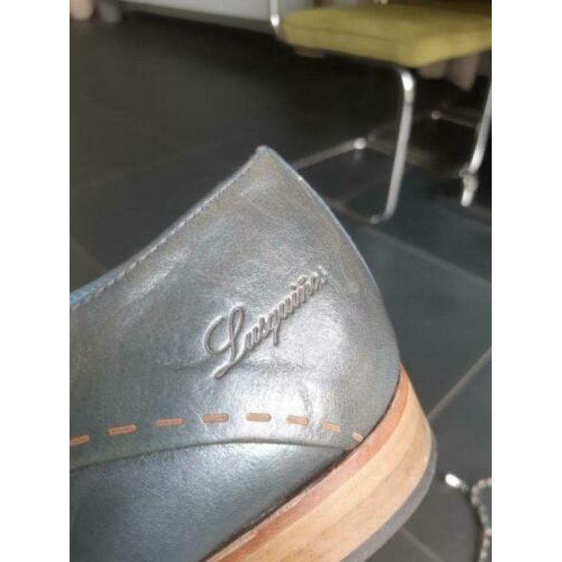 Grijze leren nette schoenen voor heren maat 41 van Lusquinos