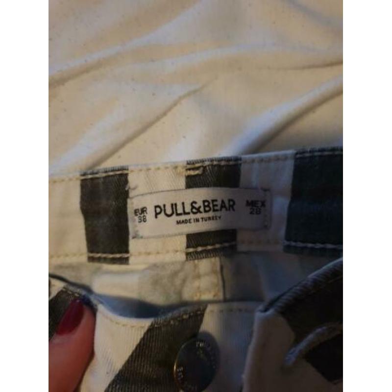 Gestreepte jeans