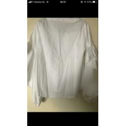 Nud witte blouse maat m l