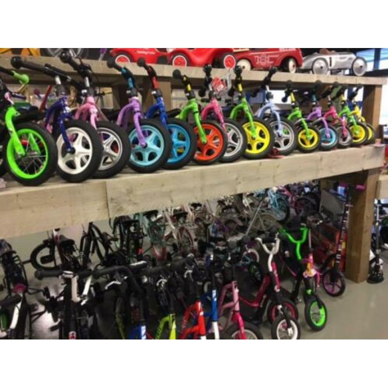 Puky loopfiets, loopauto en driewieler nieuw uit voorraad!