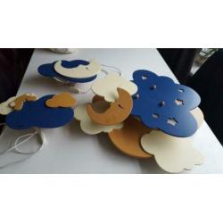 lamp kind, houten lampenset