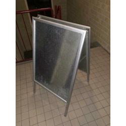 Reclame bord stoepbord van aluminium voor uw winkel