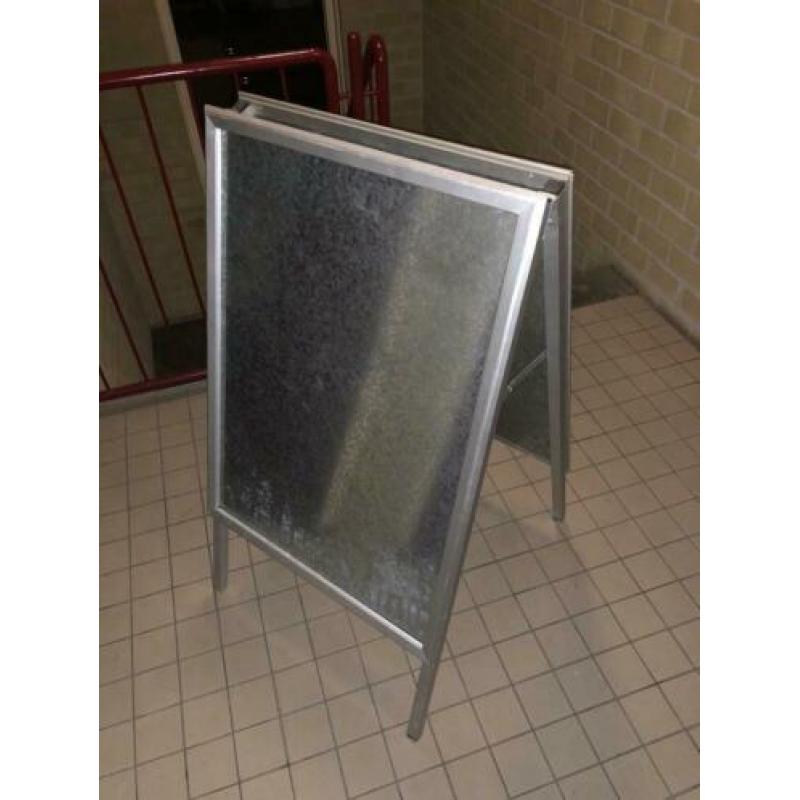 Reclame bord stoepbord van aluminium voor uw winkel
