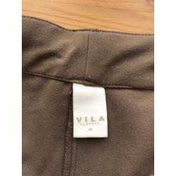 Vila M bruine nette shorts nette pantalon egf
