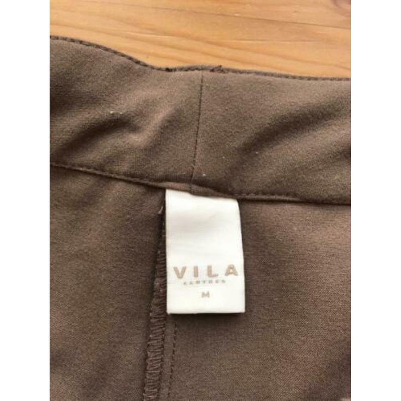 Vila M bruine nette shorts nette pantalon egf