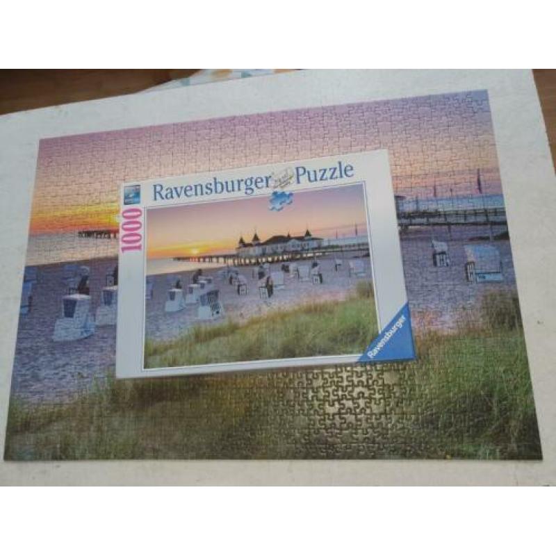 Ravensburger puzzel van 1000 stuks Compleet zie foto's