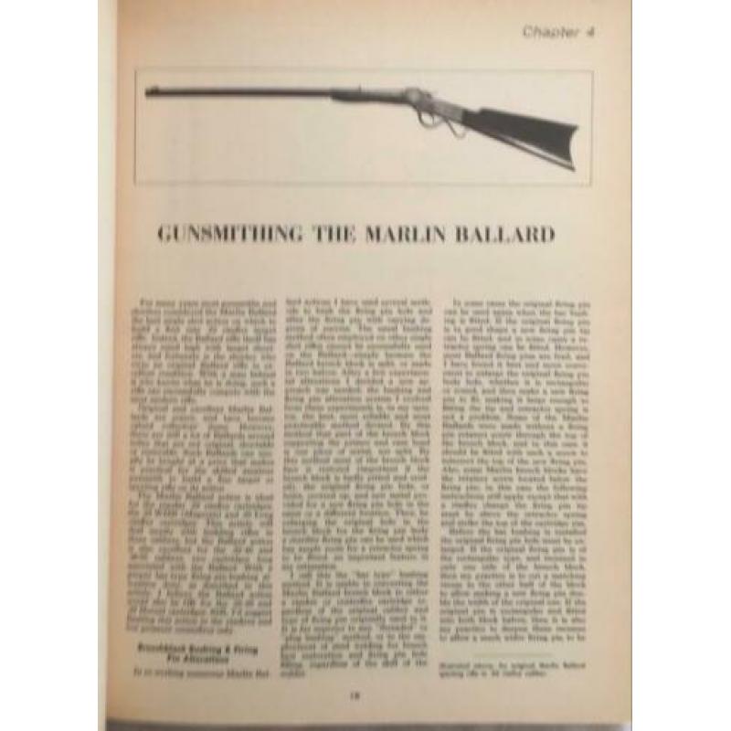 Geweren (Single shot Rifles and Actions) boek geweer 1969