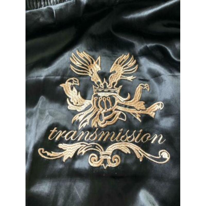 Transmission leren jas mt M