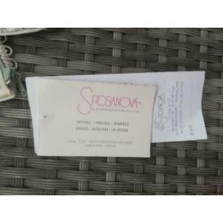 Sposanova corset top roomwit 38 40 nieuw