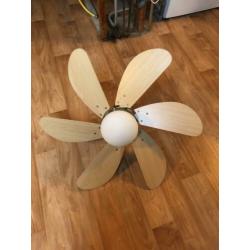 Plafondlamp ventilator te koop!