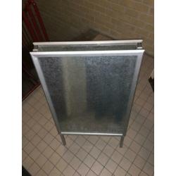 Reclame bord stoepbord van aluminium voor uw winkel