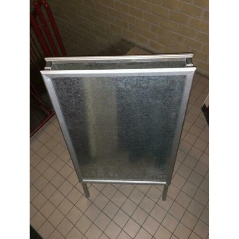 Reclame bord stoepbord van aluminium voor uw winkel