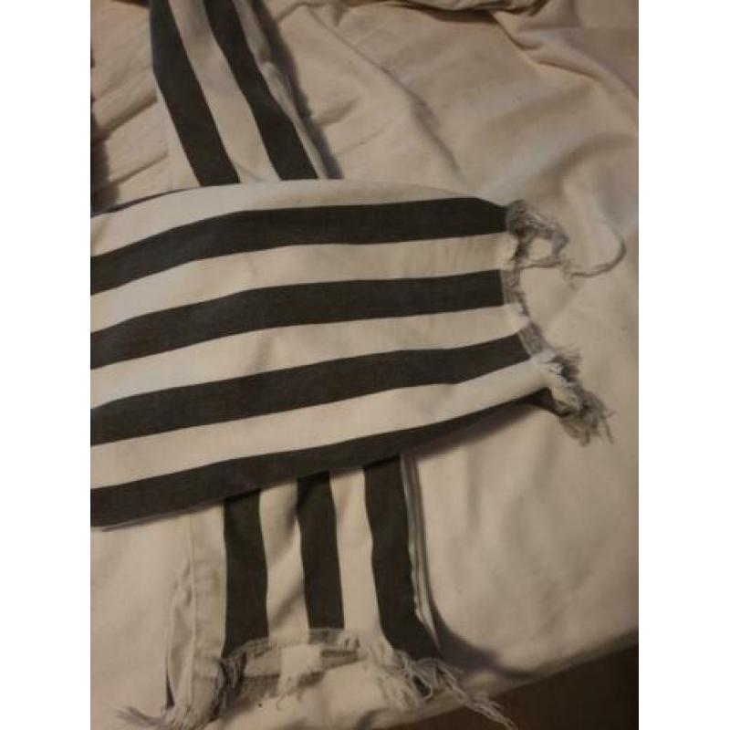 Gestreepte jeans