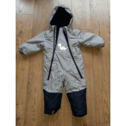 Skipak jongen maat 86/92 | blauw/grijs | gevoerd