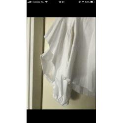 Nud witte blouse maat m l