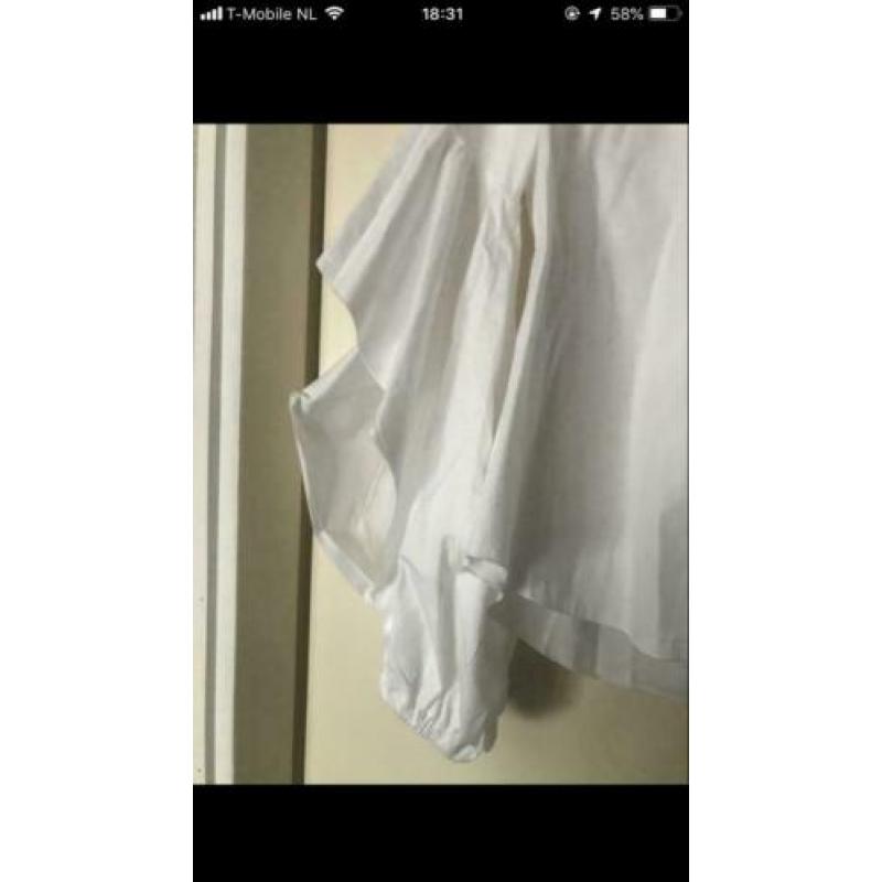 Nud witte blouse maat m l