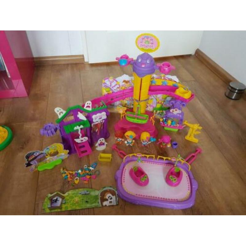 Pinypons pretpark met 4 poppetjes