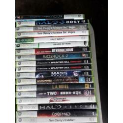Te koop partij games voor xbox 360