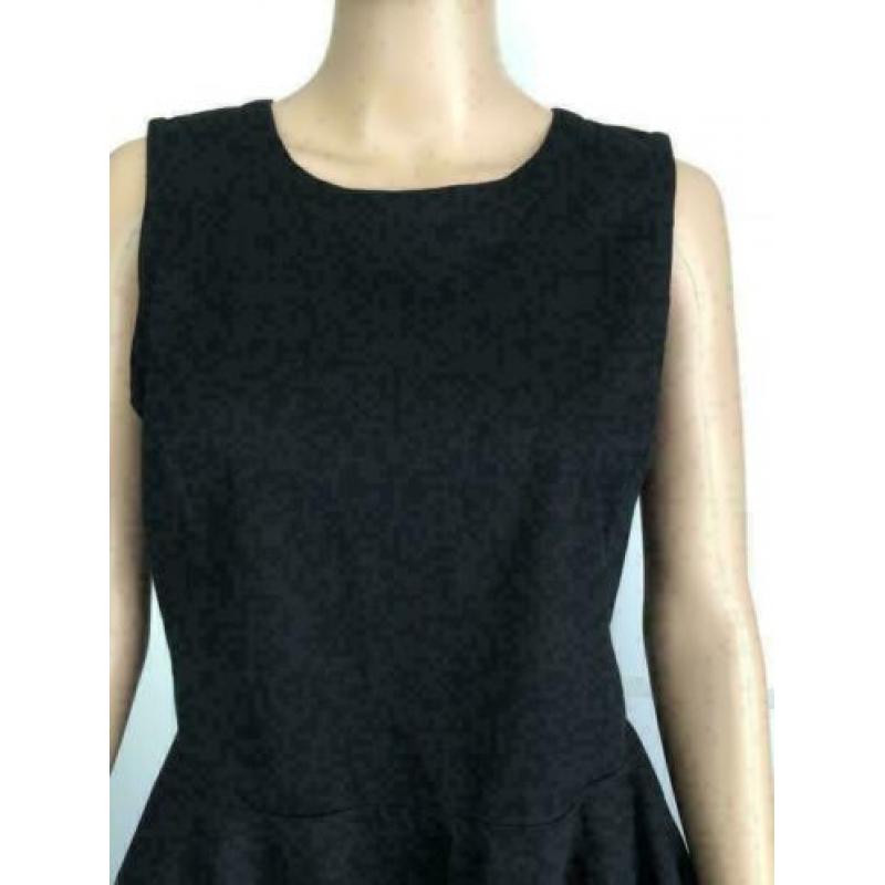 D532 Cora Kemperman maat L=40/42 blousje top tuniek zwart