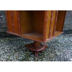 Retro Vintage tafel bijzet tafel bubbleglas chroom 60ties