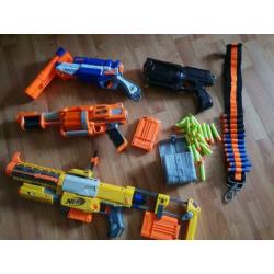 Nerf geweren met darts