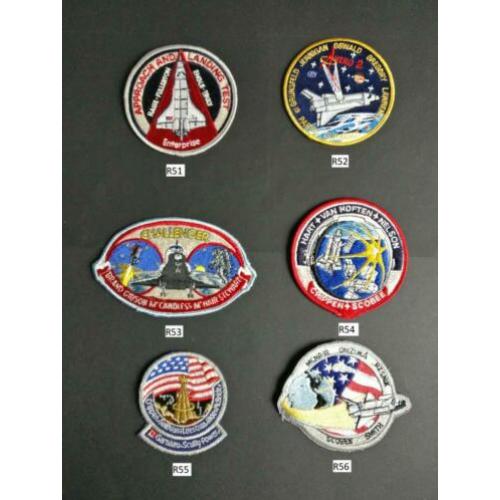 6 schitterende Space Shuttle patches