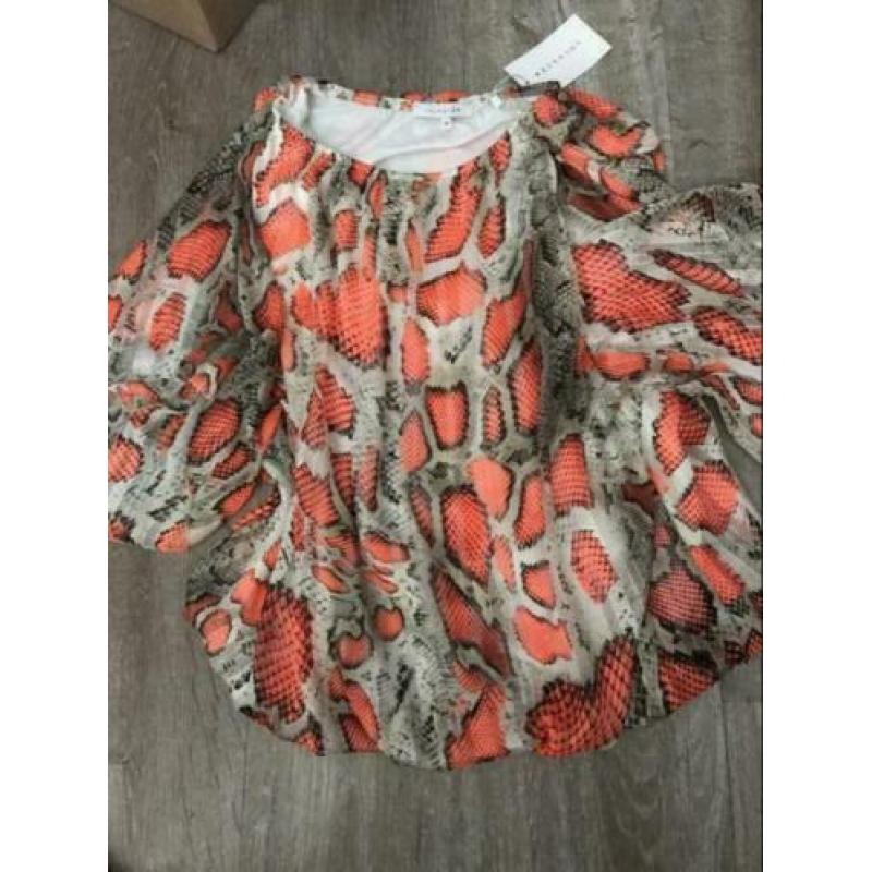Blouse van lola en liza met python print maat xl