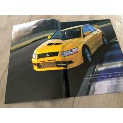 Mitsubishi Lancer Evolution VII (Evo 7) Japanse brochure '01