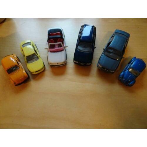 6 modelauto's VW