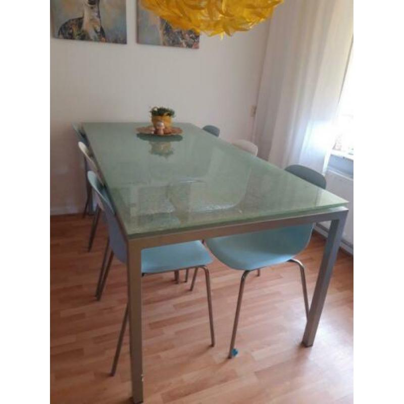 Eetkamertafel glas, gratis
