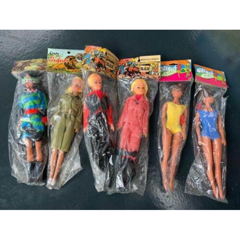 6 RETRO poppen