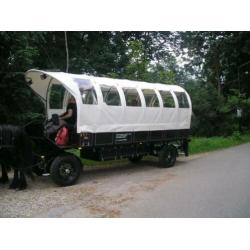 huifkar huifwagen trouwkoets huur communie gala koetsen