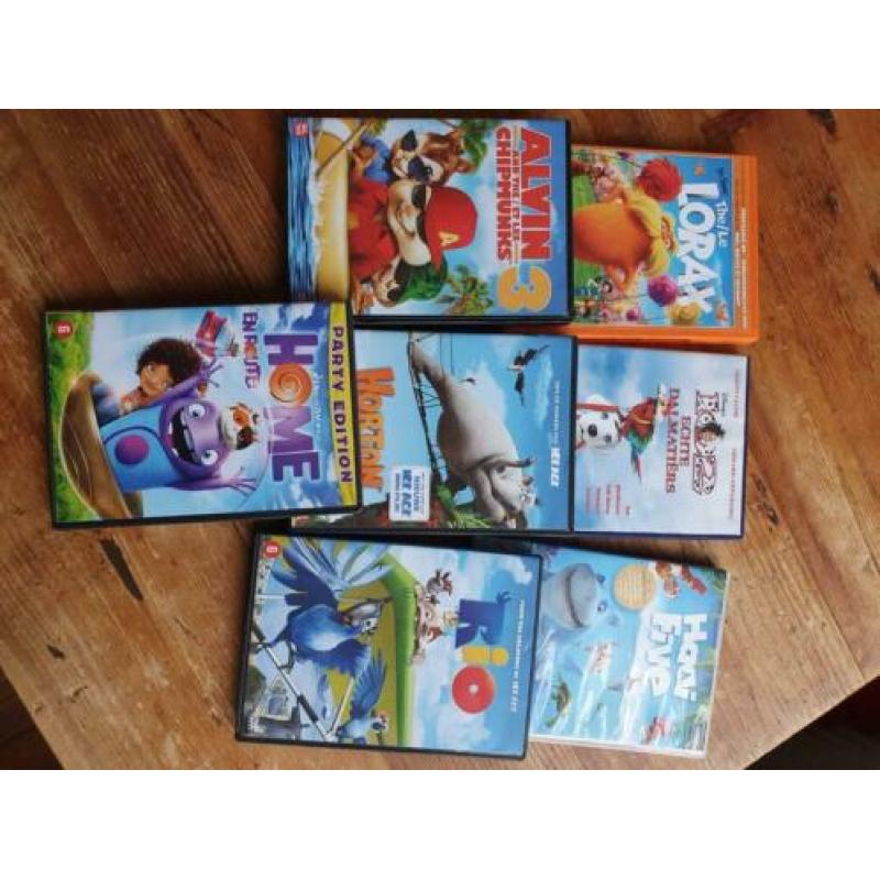 Diverse DVD's Leuk voor de (klein )kinderen