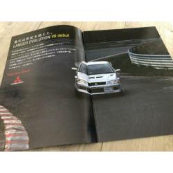 Mitsubishi Lancer Evolution VII (Evo 7) Japanse brochure '01