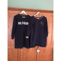 Tommy Hilfiger sweatshirtjurk mt m donkerblauw