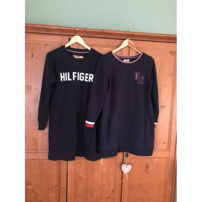 Tommy Hilfiger sweatshirtjurk mt m donkerblauw