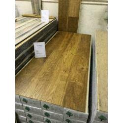 Eiken lamelparket gerookt & naturel geolied 14x190mm