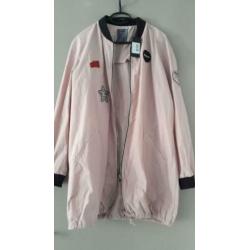 GUESS bomber jacket pink maat M nieuw