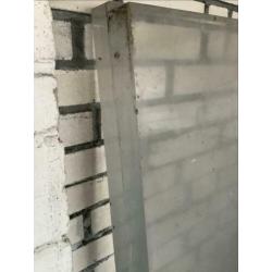 Kogelvrije panelen glas plexi 4 stuks 1.60M x 0.70M