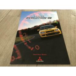 Mitsubishi Lancer Evolution VII (Evo 7) Japanse brochure '01