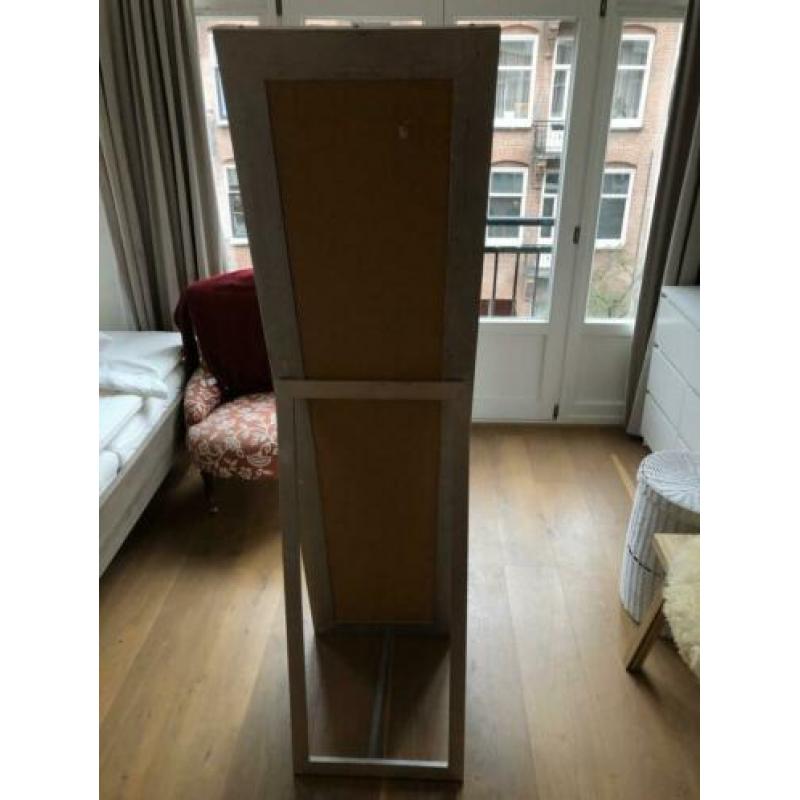 Mooie staande spiegel 40X175CM met zilveren details