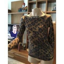 BLUMARINE trui met steentjes 100% WOL , maat m