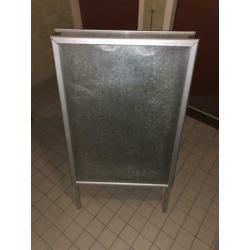 Reclame bord stoepbord van aluminium voor uw winkel