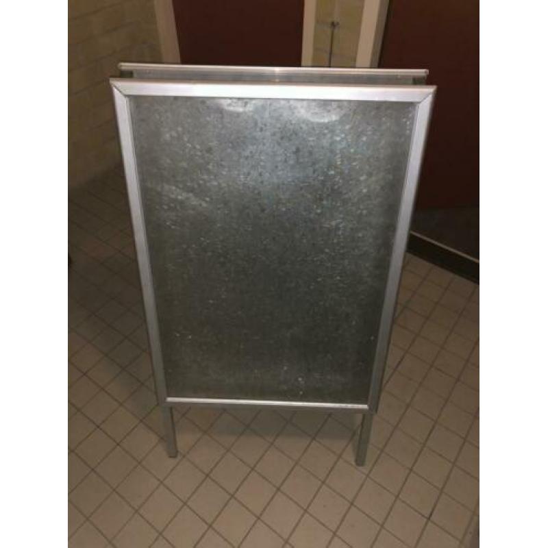 Reclame bord stoepbord van aluminium voor uw winkel